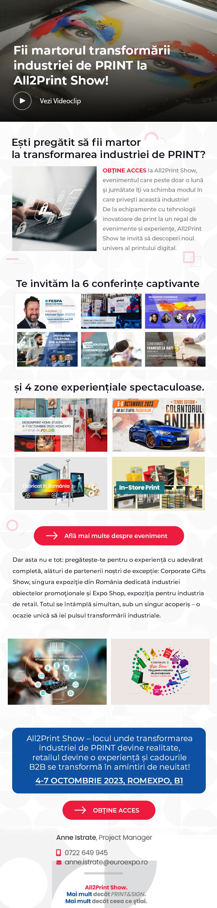 Vezi ce spun liderii industriei despre participarea la All2Print Show