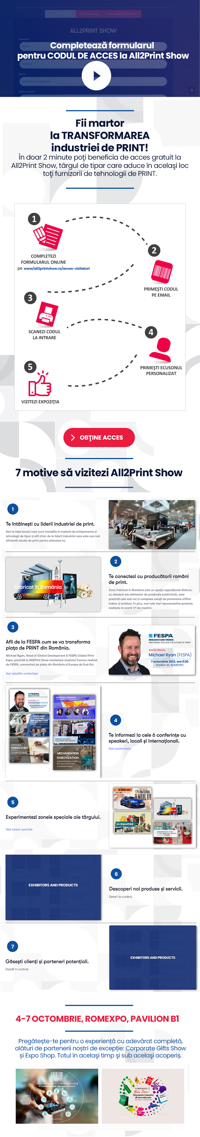 Vezi ce spun liderii industriei despre participarea la All2Print Show