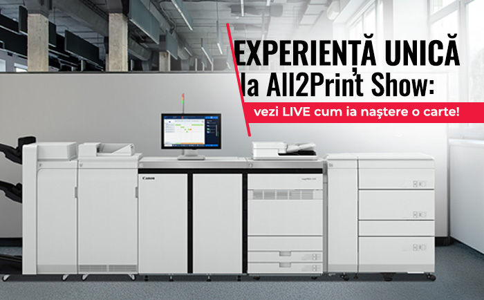 nl52 Experiență unică la All2Print Show: vezi LIVE cum ia naştere o carte! 