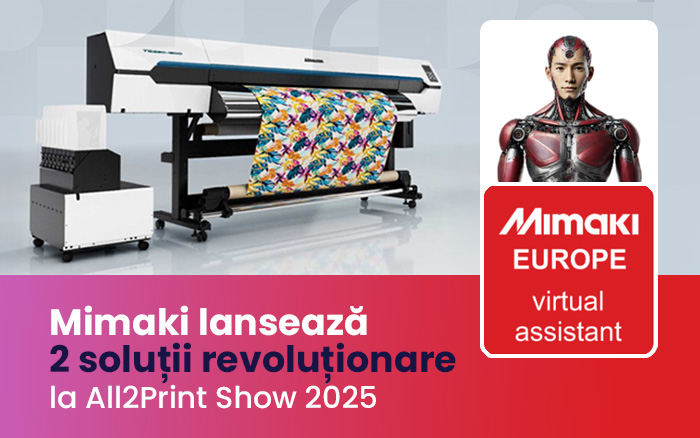 Nl7. Mimaki lansează 2 soluții revoluționare la All2Print Show 2025